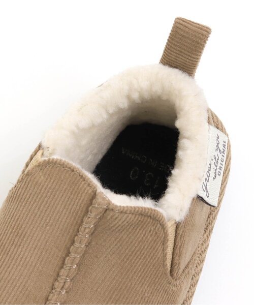 apres les cours（アプレレクール）の「/ショートボアブーツ（ブーツ・キッズ・ベージュ/ブラウン・15 /18/13/17/19/14/16）」の12枚目の写真