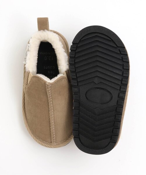 apres les cours（アプレレクール）の「/ショートボアブーツ（ブーツ・キッズ・ベージュ/ブラウン・15 /18/13/17/19/14/16）」の6枚目の写真