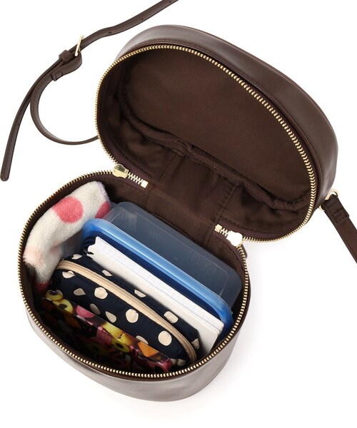 ESPERANZA(エスペランサ)の「【内ポケット有】2WAYショルダーバニティBAG(ショルダーバッグ・レディース・ブラック/ブラウン系・FREE)」の3枚目の写真