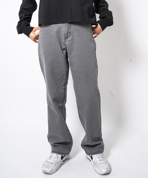 VENCEEXCHANGE（ヴァンスエクスチェンジ）の「ハイウエストストレートデニム（デニムパンツ・レディース・スカイブルー/グレー/オフホワイト/ブラック/ネイビー/ライトブルー・S/L/M/SS）」の12枚目の写真