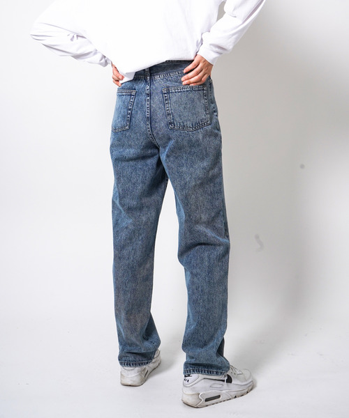 VENCEEXCHANGE（ヴァンスエクスチェンジ）の「ハイウエストストレートデニム（デニムパンツ・レディース・スカイブルー/グレー/オフホワイト/ブラック/ネイビー/ライトブルー・S/L/M/SS）」の18枚目の写真