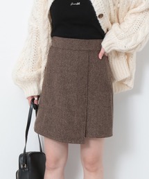 winterラップミニスカート 239665