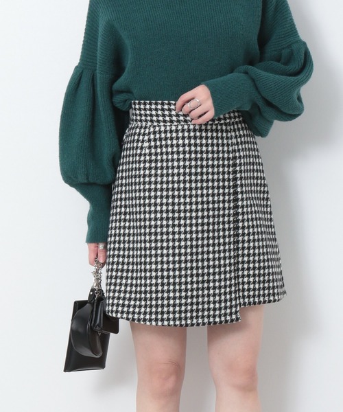 Heather(ヘザー)の「winterラップミニスカート 239665(スカート・レディース・ブラック系その他/ブラウン系その他/ブラック・S/M)」の4枚目の写真