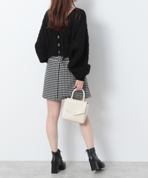 Heather(ヘザー)の「winterラップミニスカート 239665(スカート・レディース・ブラック系その他/ブラウン系その他/ブラック・S/M)」の9枚目の写真
