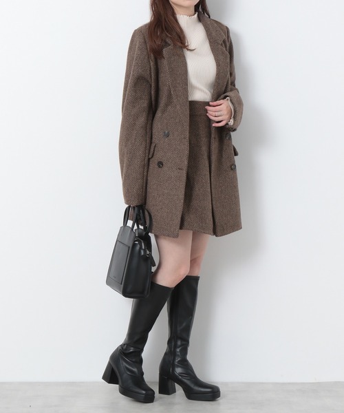 Heather(ヘザー)の「winterラップミニスカート 239665(スカート・レディース・ブラック系その他/ブラウン系その他/ブラック・S/M)」の11枚目の写真