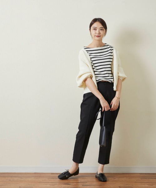 menue（メヌエ）の「2wayスクエアトゥレースアップシューズ（ドレスシューズ・レディース・ブラック/アイボリー/グレイッシュベージュ・22.0cm/22.5cm/23.5cm/25.0cm/21.5cm/23.0cm/24.5cm/25.5cm/26.0cm/24.0cm）」の7枚目の写真