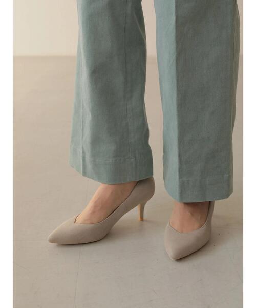 AMERICAN HOLIC(アメリカンホリック)の「ストレッチコールテンセンタープレスパンツ(その他パンツ・レディース・チャコールグレー/オフホワイト/サックスブルー/グレイッシュベージュ・S/M/L/XS)」の10枚目の写真