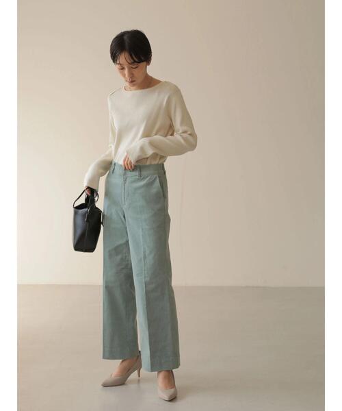 AMERICAN HOLIC(アメリカンホリック)の「ストレッチコールテンセンタープレスパンツ(その他パンツ・レディース・チャコールグレー/オフホワイト/サックスブルー/グレイッシュベージュ・S/M/L/XS)」の17枚目の写真