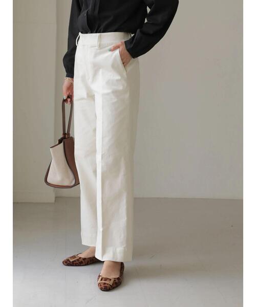 AMERICAN HOLIC(アメリカンホリック)の「ストレッチコールテンセンタープレスパンツ(その他パンツ・レディース・チャコールグレー/オフホワイト/サックスブルー/グレイッシュベージュ・S/M/L/XS)」の19枚目の写真