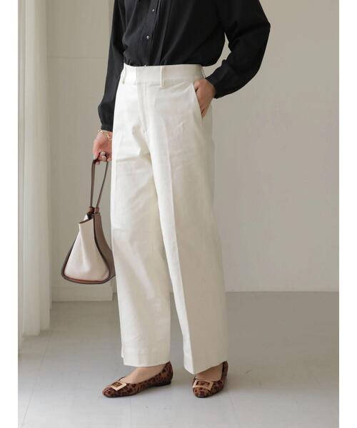 AMERICAN HOLIC(アメリカンホリック)の「ストレッチコールテンセンタープレスパンツ(その他パンツ・レディース・チャコールグレー/オフホワイト/サックスブルー/グレイッシュベージュ・S/M/L/XS)」の20枚目の写真