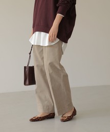 AMERICAN HOLIC | ストレッチコールテンセンタープレスパンツ(その他パンツ)