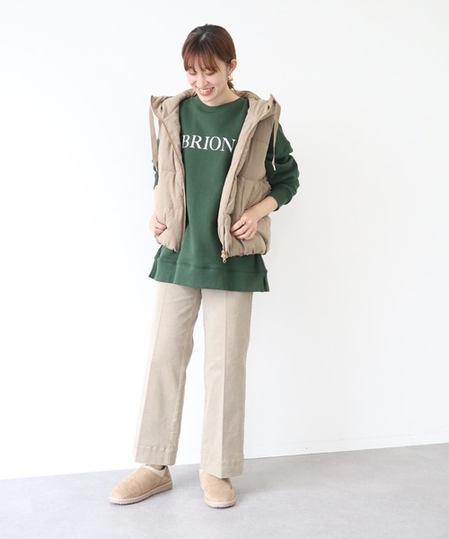 AMERICAN HOLIC(アメリカンホリック)の「ストレッチコールテンセンタープレスパンツ(その他パンツ・レディース・チャコールグレー/オフホワイト/サックスブルー/グレイッシュベージュ・S/M/L/XS)」の5枚目の写真