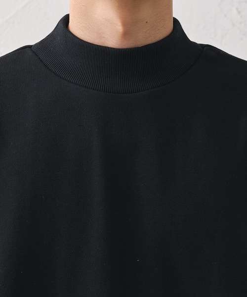epnok（エプノック）の「モックネックルーズスウェット（スウェット・メンズ・ブラック/ナチュラル/グレイッシュブルー/グレイッシュベージュ・SMALL/LARGE/MEDIUM）」の5枚目の写真