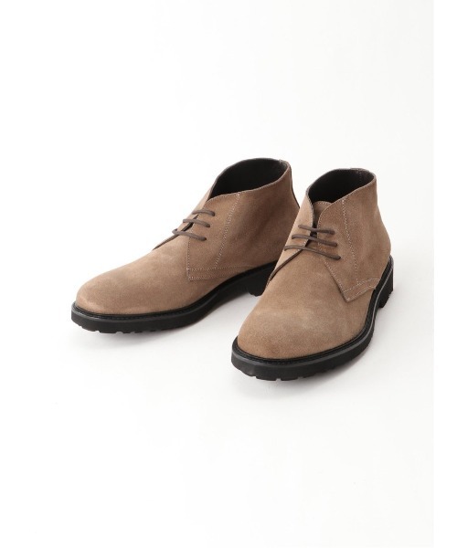 around the shoes(アラウンドザシューズ)の「アラウンドザシューズ/around the shoes ボリュームソール スエード チャッカーブーツ(ブーツ・メンズ・ベージュ/ボルドー/ダークウッド/ブラック・40/41/42/43)」の3枚目の写真