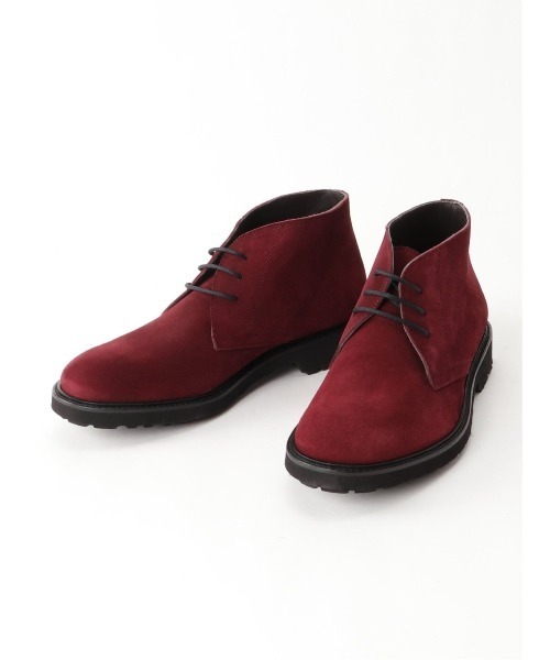 around the shoes(アラウンドザシューズ)の「アラウンドザシューズ/around the shoes ボリュームソール スエード チャッカーブーツ(ブーツ・メンズ・ベージュ/ボルドー/ダークウッド/ブラック・40/41/42/43)」の4枚目の写真