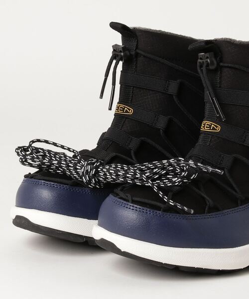 KEEN(キーン)の「UNEEK SNK CHUKKA WP / ユニーク スニーク チャッカ ウォータープルーフ(ブーツ・メンズ・ブラック×ブルー・28cm/26.5cm/27.5cm/28.5cm/29cm/25.5cm/26cm/25cm/27cm)」の5枚目の写真