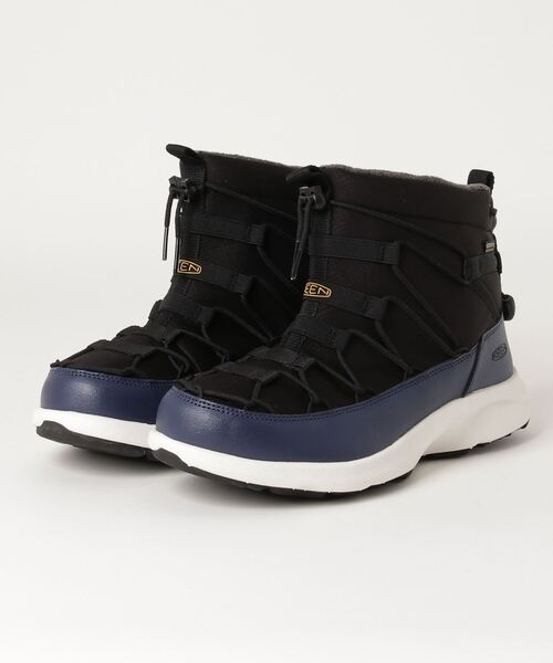 KEEN(キーン)の「UNEEK SNK CHUKKA WP / ユニーク スニーク チャッカ ウォータープルーフ(ブーツ・メンズ・ブラック×ブルー・28cm/26.5cm/27.5cm/28.5cm/29cm/25.5cm/26cm/25cm/27cm)」の6枚目の写真