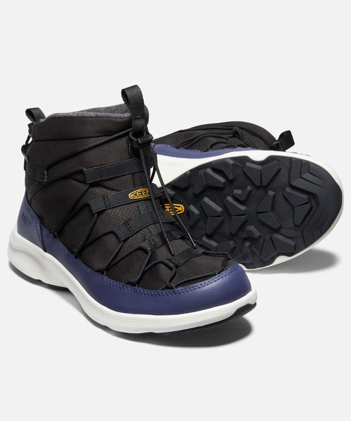 KEEN(キーン)の「UNEEK SNK CHUKKA WP / ユニーク スニーク チャッカ ウォータープルーフ(ブーツ・メンズ・ブラック×ブルー・28cm/26.5cm/27.5cm/28.5cm/29cm/25.5cm/26cm/25cm/27cm)」の8枚目の写真