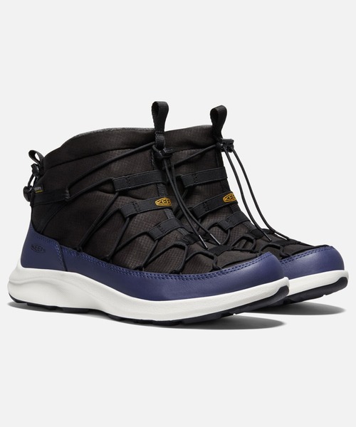 KEEN(キーン)の「UNEEK SNK CHUKKA WP / ユニーク スニーク チャッカ ウォータープルーフ(ブーツ・メンズ・ブラック×ブルー・28cm/26.5cm/27.5cm/28.5cm/29cm/25.5cm/26cm/25cm/27cm)」の7枚目の写真