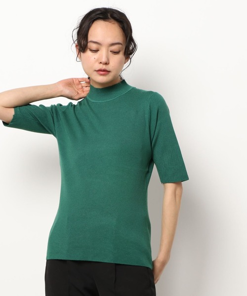 レディースモックネック半袖ニットトップス ニット セーター Anuenue アヌエヌエ のファッション通販 Zozotown