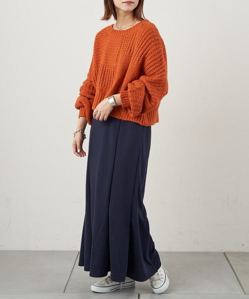 CIAOPANIC TYPY（チャオパニックティピー）の「【ZOZOTOWN限定】ポンチハイウエストマーメイドロングスカート（スカート・レディース・ブラック/グレー/ネイビー/アイボリー・ONE SIZE）」の15枚目の写真