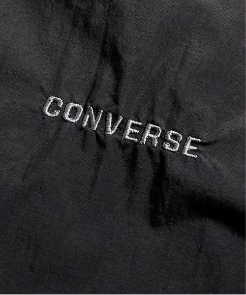 CONVERSE(コンバース)の「【neos -addictive design-】CONVERSE コンバース ルーズシルエット 配色 切替 インフード スタンド ナイロンジャケット(ナイロンジャケット・メンズ・ブラック/ネイビー/レッド・MEDIUM/LARGE/X-LARGE)」の22枚目の写真