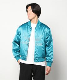adidas サテン ジップアップジャケット adidas｜【公式】アディダス adidas アディカラー サテン