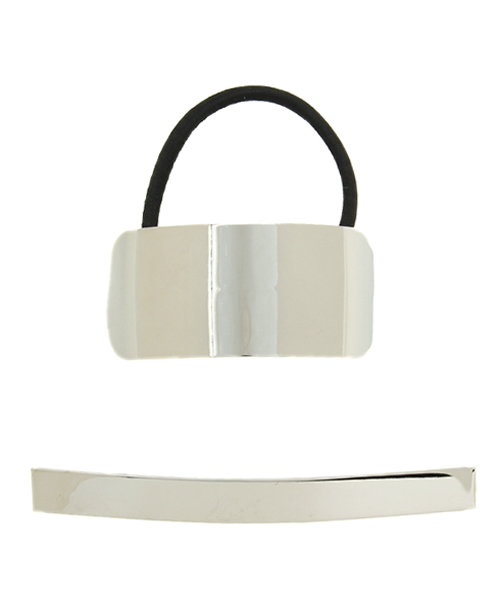 Kastane(カスタネ)の「プレートヘアアクセSET(その他ヘアアクセサリー・レディース・シルバー/ゴールド・FREE)」の2枚目の写真