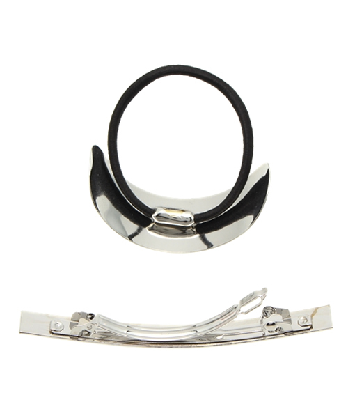 Kastane(カスタネ)の「プレートヘアアクセSET(その他ヘアアクセサリー・レディース・シルバー/ゴールド・FREE)」の3枚目の写真