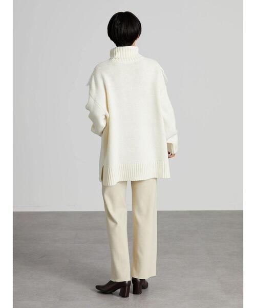 AMERICAN HOLIC(アメリカンホリック)の「フリンジニットプルオーバー(ニット/セーター・レディース・ブラック/オフホワイト・L/M)」の17枚目の写真