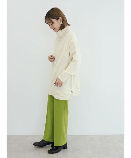 AMERICAN HOLIC(アメリカンホリック)の「フリンジニットプルオーバー(ニット/セーター・レディース・ブラック/オフホワイト・L/M)」の12枚目の写真