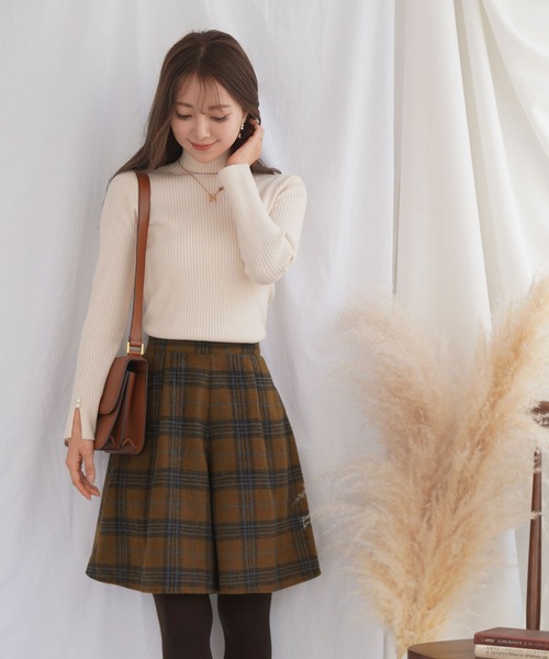 ハーフパンツ スカート風 チェックパターン Le Reve Vaniller その他パンツ Le Reve Vaniller ル レーヴ ヴァニレ のファッション通販 Zozotown