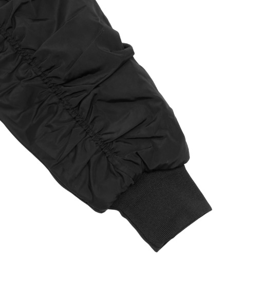 Figments（フィグメンツ）の「フードオーバーMA-1（MA-1・レディース・ブラック/カーキ・FREE）」の9枚目の写真