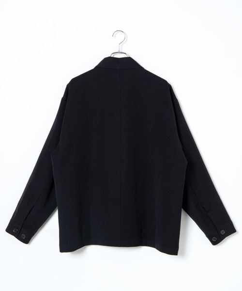 WEGO(ウィゴー)の「WEGO/ステンカラーショートジャケット(ブルゾン・メンズ・ブラック/アイボリー・LARGE/MEDIUM)」の20枚目の写真