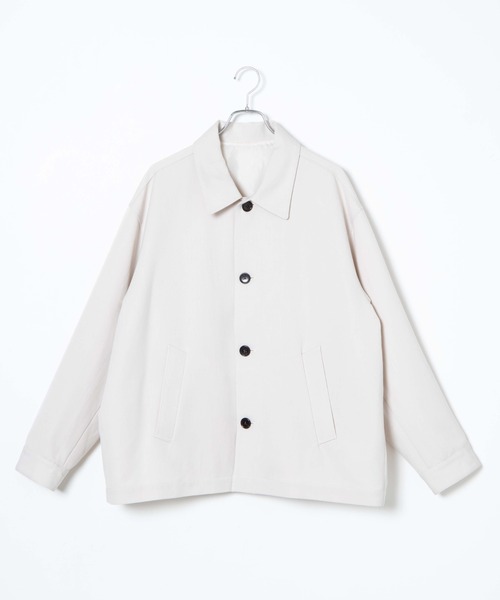 WEGO(ウィゴー)の「WEGO/ステンカラーショートジャケット(ブルゾン・メンズ・ブラック/アイボリー・LARGE/MEDIUM)」の21枚目の写真