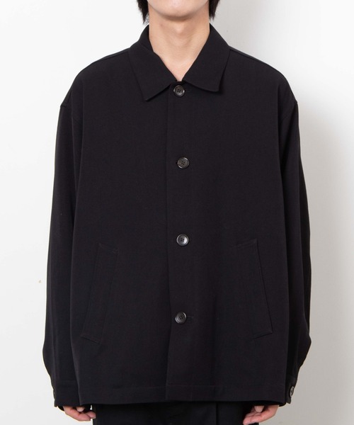 WEGO(ウィゴー)の「WEGO/ステンカラーショートジャケット(ブルゾン・メンズ・ブラック/アイボリー・LARGE/MEDIUM)」の22枚目の写真