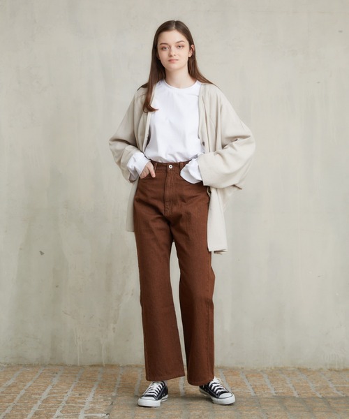 flaner（フラネ）の「loose linen jacket/ルーズリネンジャケット（その他アウター・レディース・ナチュラル・FREE）」の9枚目の写真