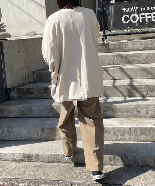 flaner（フラネ）の「loose linen jacket/ルーズリネンジャケット（その他アウター・レディース・ナチュラル・FREE）」の16枚目の写真