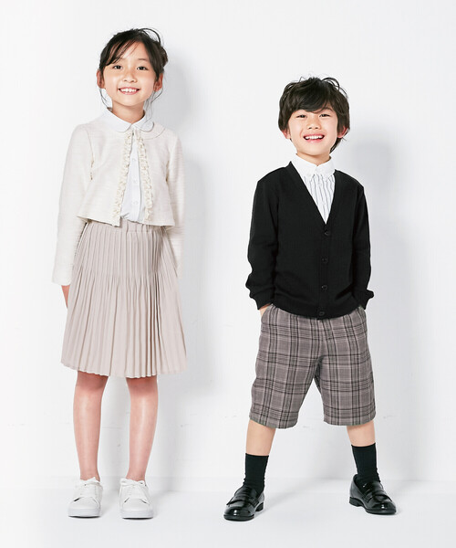 COMME CA ISM(コムサイズム)の「チェック柄 グルカパンツ(その他パンツ・キッズ・ブラック・110cm/100cm/120cm/130cm)」の4枚目の写真