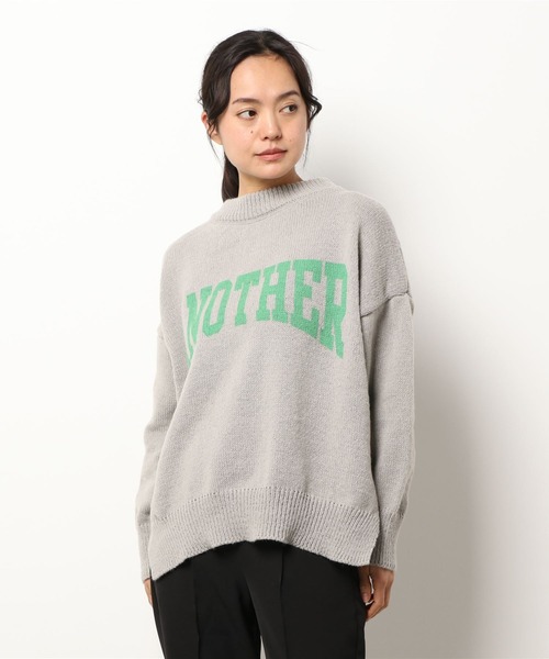 FRP（エフアールピー）の「ロゴニットプルオーパー（ニット/セーター・レディース・オフホワイト/ピンク/グリーン/グレー/ベージュ・FREE）」の17枚目の写真