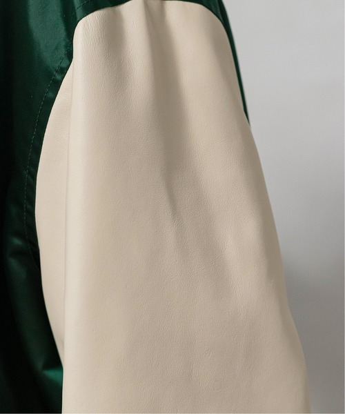 SKOOKUM(スクーカム)の「【SKOOKUM / スクーカム】別注 オーバーサイズ スタジャン(スタジャン・メンズ・ベージュ/グリーン/ブラック・MEDIUM/LARGE)」の10枚目の写真