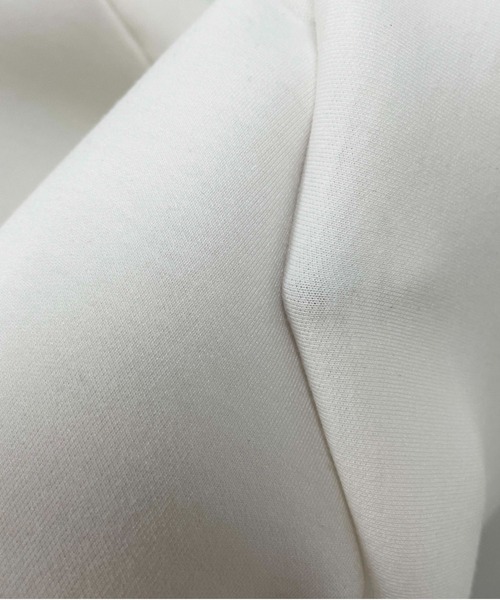 PICCIN（ピッチン）の「ポケットパールノーカラーコート（ノーカラーコート・レディース・ブラック/オフホワイト・M）」の17枚目の写真