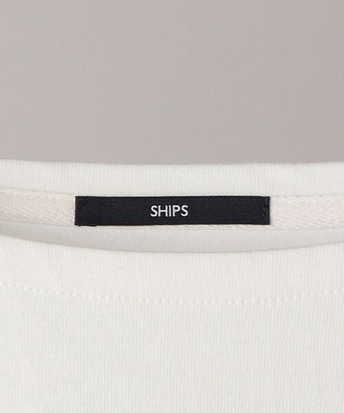 SHIPS(シップス)の「【WEB限定】SHIPS: ワンポイント ロゴ ワッペン ジャージー ボーダー ボートネック ロングスリーブ Tシャツ (ロンT) 22SS(Tシャツ/カットソー・メンズ・ホワイト/ネイビー/レッド/グリーン・SMALL/MEDIUM/LARGE/X-LARGE)」の17枚目の写真