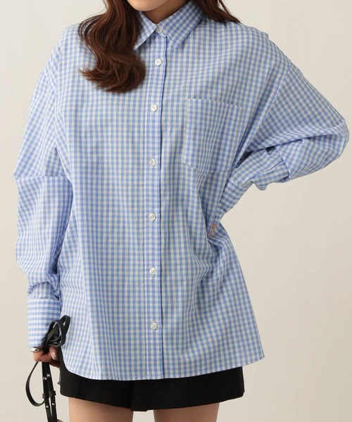 トッピングハートブラウス Heather（ヘザー）の「柄アソートBIGシャツ 265032（シャツ