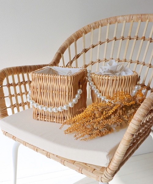 BLUEEAST(ブルーイースト)の「パールハンドル付きかごバッグ(かごバッグ・レディース・A/B・FREE)」の22枚目の写真