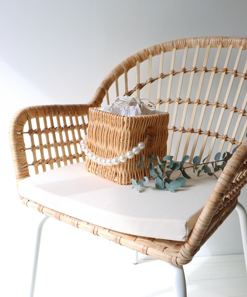 BLUEEAST(ブルーイースト)の「パールハンドル付きかごバッグ(かごバッグ・レディース・A/B・FREE)」の17枚目の写真