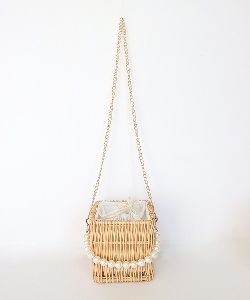 BLUEEAST(ブルーイースト)の「パールハンドル付きかごバッグ(かごバッグ・レディース・A/B・FREE)」の10枚目の写真