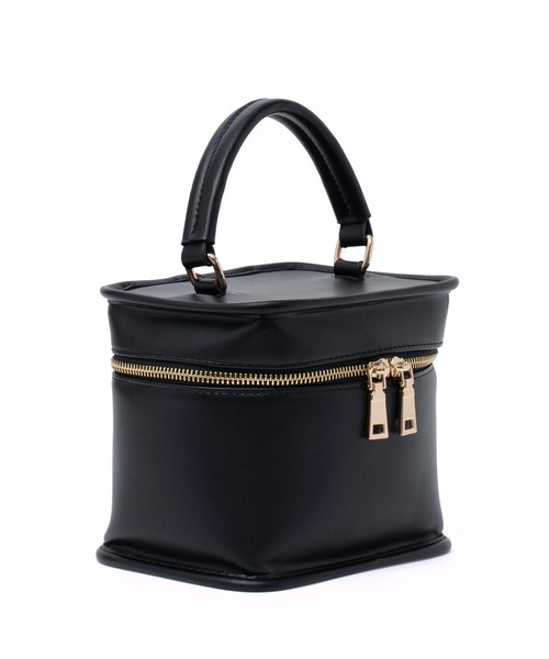 VitaFelice（ヴィータフェリーチェ）の「2WAYバニティバッグ ショルダーバッグ（ショルダーバッグ・レディース・ブラック/ブラウン系その他・FREE）」の3枚目の写真