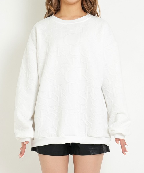 Diable baiser（ディアブルベーゼ）の「オーバーサイズロゴプルオーバー（Tシャツ/カットソー・レディース・ホワイト・FREE）」の6枚目の写真