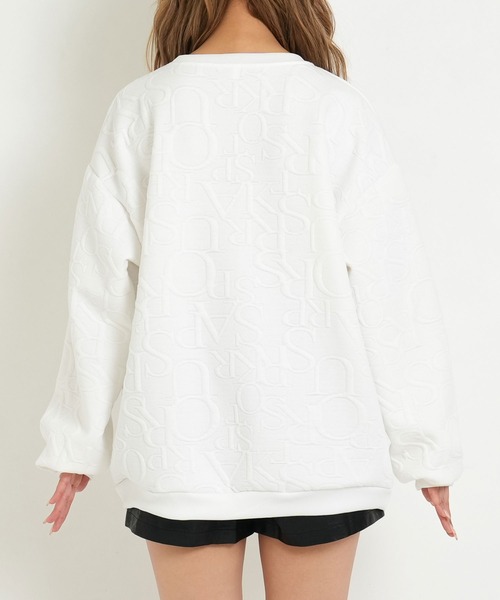 Diable baiser（ディアブルベーゼ）の「オーバーサイズロゴプルオーバー（Tシャツ/カットソー・レディース・ホワイト・FREE）」の7枚目の写真